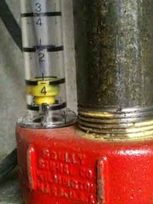heating oil tank gauge