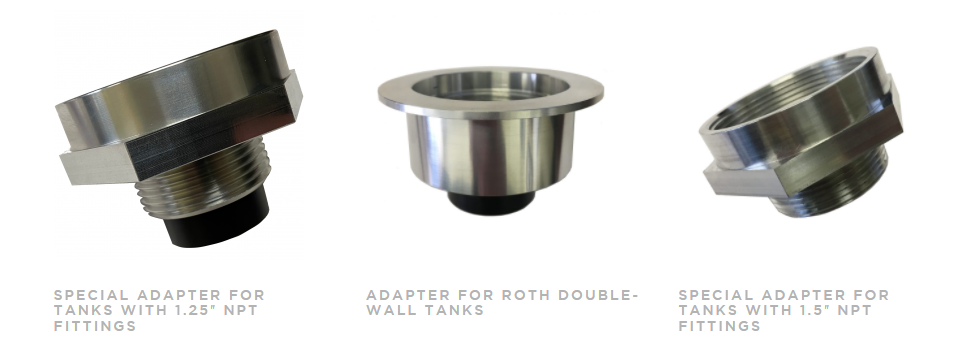 DUO - ADAPTER FOR ROTH DOUBLE-WALL TANKS - Smart Oil Gauge