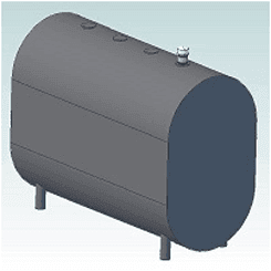 275 Vertical Home Heating Oil Tank